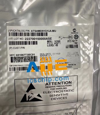 Microchip CM4 QFN48 256KFlash Tray USB IC układy scalone ATSAMD51